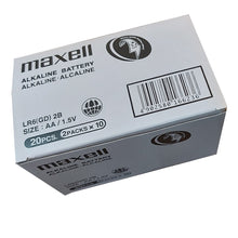 Load image into Gallery viewer, Maxell AA Alkaline Batteries AA 2-Pack