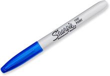 Load image into Gallery viewer, SH30003 Sharpie Permanent Marker, Fine Point, Blue, Box 12pcs.