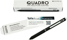 Load image into Gallery viewer, Monteverde USA Quadro 4-in-1 Multifunction Pen Black