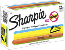 Load image into Gallery viewer, SH27006 Sharpie Pocket Highlighter, Fluorescent Orange Color, Chisel Tip, Box 12pcs.