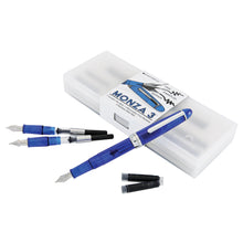 Load image into Gallery viewer, MONTEVERDE USA MONZA 3 FOUNTAIN PEN SET (M, F, OMNIFLEX)