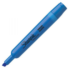 Load image into Gallery viewer, SH25010 Sharpie Thick Highlighter, Fluorescent Blue Color, Chisel Tip, Box 12pcs.