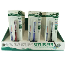 Load image into Gallery viewer, MVS114 - MonteVerde   -   4 in 1 LASER PEN 365 EVERYDAY Collection, assorted colors, Box X 36pcs.
