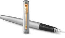 Load image into Gallery viewer, Parker Jotter Fountain Pen, Stainless Steel Body, GT
