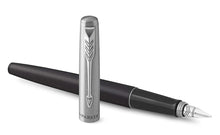 Load image into Gallery viewer, Parker Jotter Fountain Pen, Stainless Steel Body, Black
