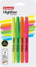 Load image into Gallery viewer, LU6037-12 LUXOR FLUORESCENT HL MULTICOLOR (4 PC BLISTER) Box Qty: 12
