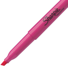 Load image into Gallery viewer, SH27009 Sharpie Pocket Highlighter, Fluorescent Pink Color, Chisel Tip, Box 12pcs.
