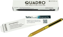 Load image into Gallery viewer, Monteverde USA Quadro 4-in-1 Multifunction Pen Brass
