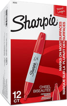 Load image into Gallery viewer, SH38202 Sharpie Permanent Marker, Broad Tip, red, Box 12pcs.
