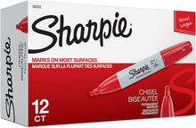 Load image into Gallery viewer, SH38202 Sharpie Permanent Marker, Broad Tip, red, Box 12pcs.
