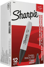 Load image into Gallery viewer, SH38201 Sharpie Permanent Marker, Broad Tip, Black, Box 12pcs.
