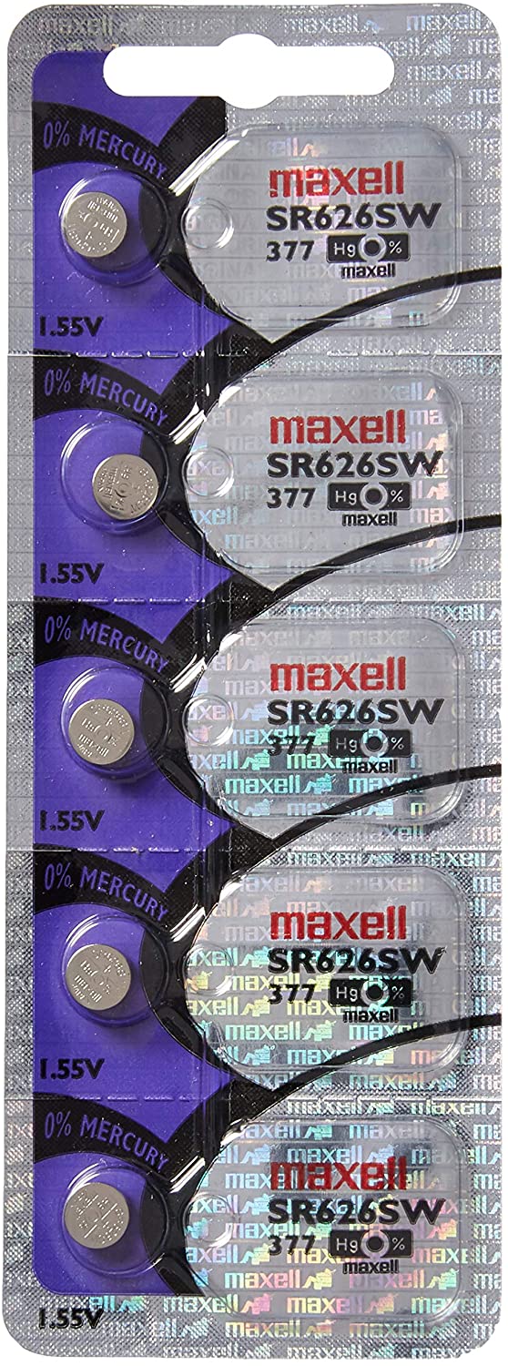 Maxell SR626 (377) SW Mercury Free BLX5