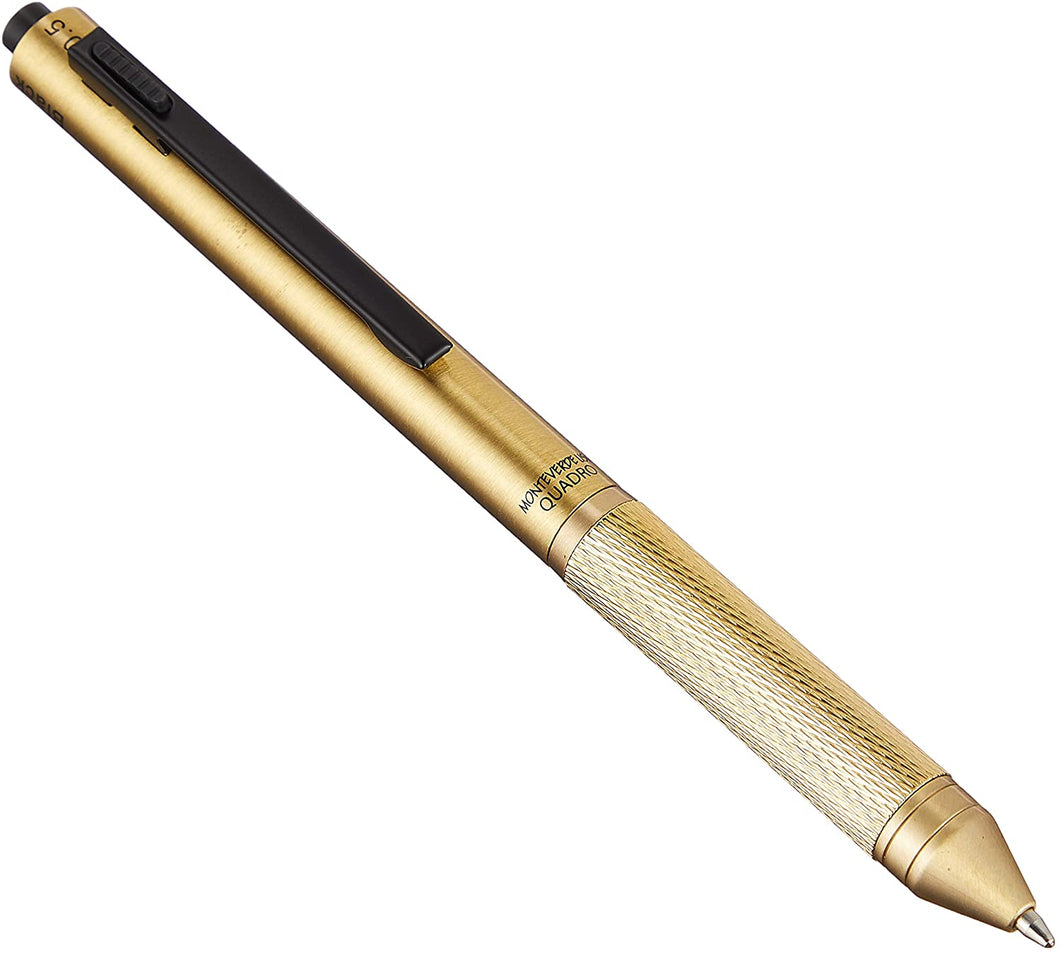 Monteverde USA Quadro 4-in-1 Multifunction Pen Brass