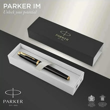 Load image into Gallery viewer, Parker IM black GT Fountain Pen
