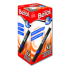 Load image into Gallery viewer, BE1775817 BEROL PM Marcadores Permanentes Caja 12pcs, $11.50 / Precio unidad $0.95
