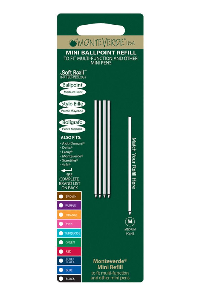 Ballpoint refill MINI Black Medium