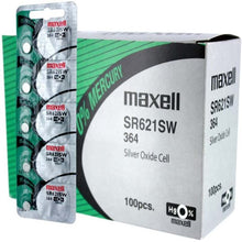 Load image into Gallery viewer, Maxell SR621 (364) SW Mercury Free BLX5
