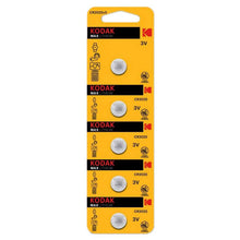 Load image into Gallery viewer, KODAK CR2025 Lithium Button Cell Battery 5 Pack
