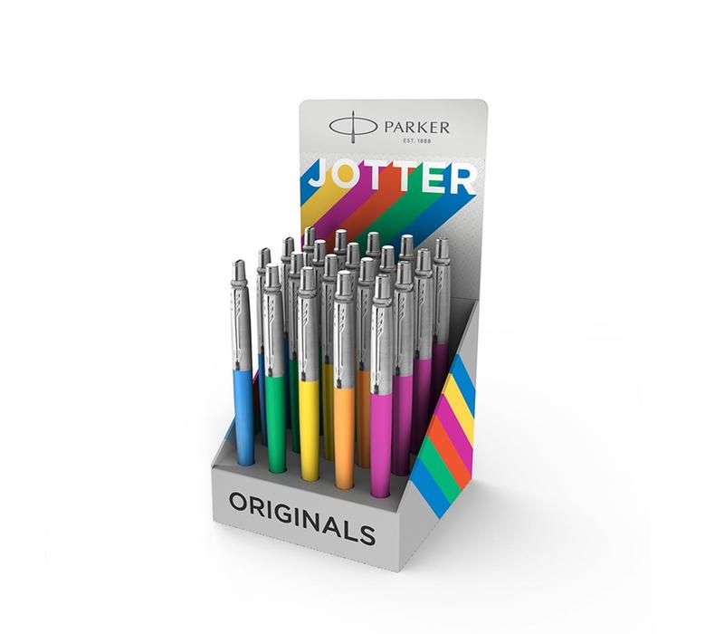 Display 20 Parker Original Jotter Ballpoint Pen, Assorted Colors