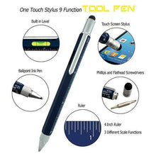 Load image into Gallery viewer, Monte Verde Tool Pen Ballpoint Blue 9 Function Pen
